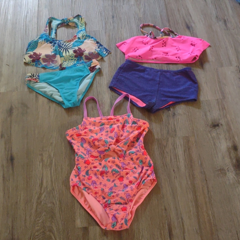 Girls Size 10/12 Bathing Suits